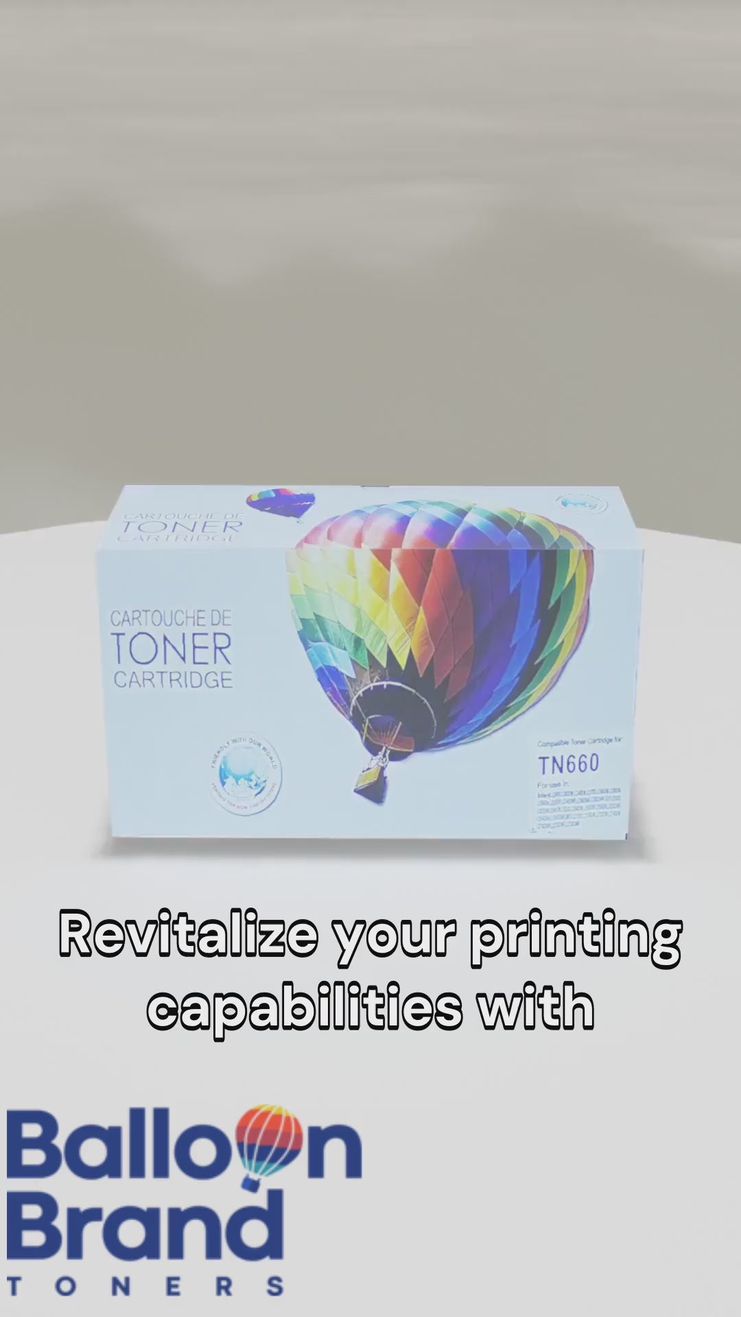 Balloon Brand CTTN660 – Cartouche de toner noir compatible – Grand rendement, 2 600 pages
